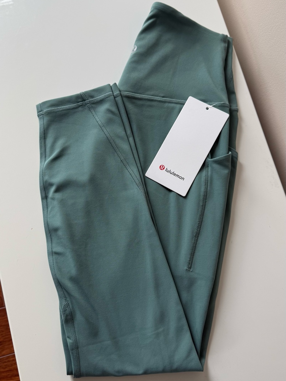 Size 6 align 25” pockets tidal teal